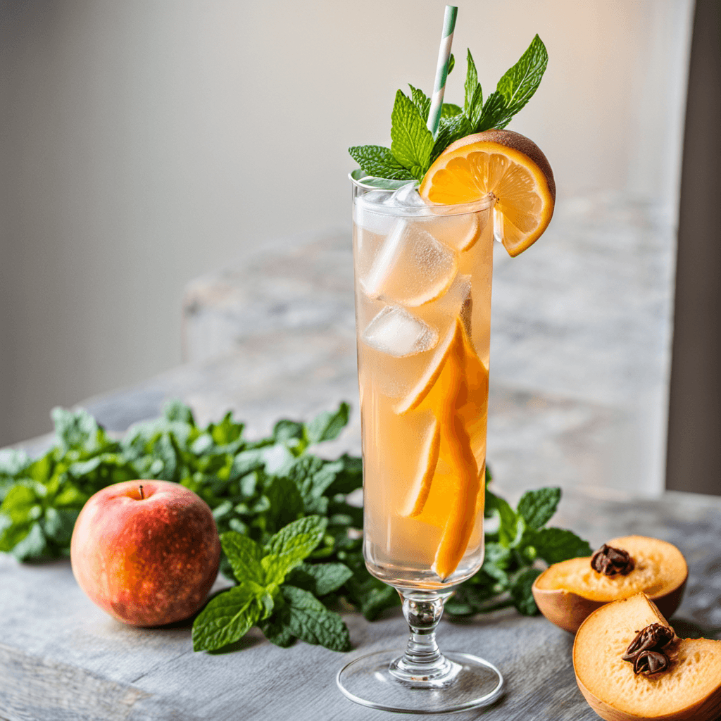 Berry Infusion Bellini with Thyme and Mint Twist