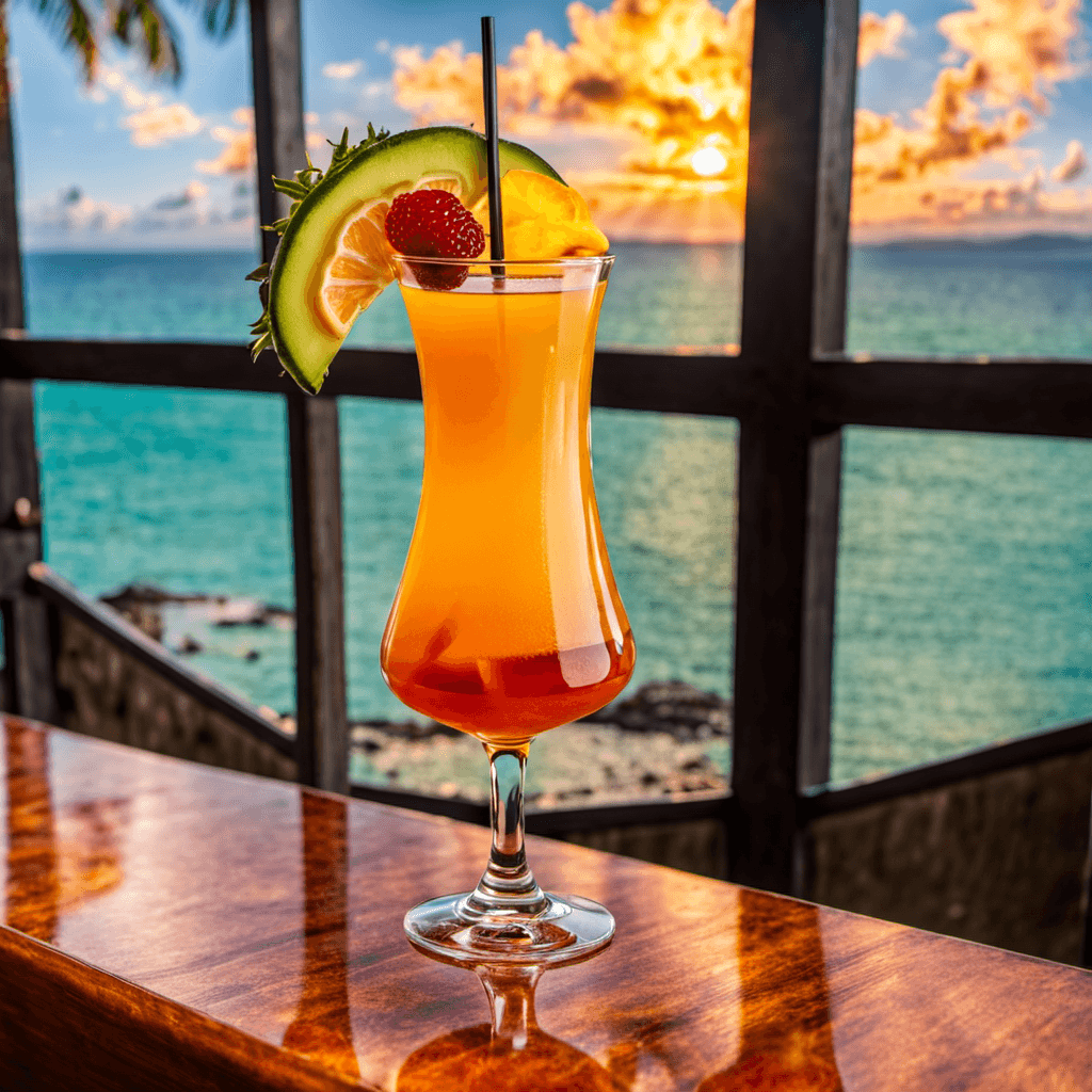 Mango Symphony in the Sunset Glass